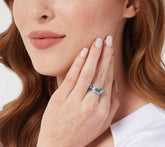 Affinity Gems Marquise Cut Multi-Gemstone Sterling Silver Ring Size 10 (Copy)